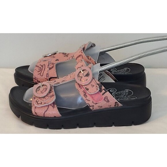 Alegria Vita pink Scribble Sport Heritage Leather Sandal EU 36/US 5.5-6 Boho - Picture 6 of 12